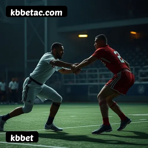 App kbbet para iOS e Android — interface mobile, login biométrico e PIX integrado